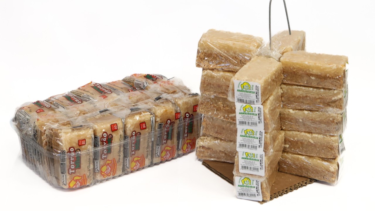 Torrão Misto (amendoim moído + coco)